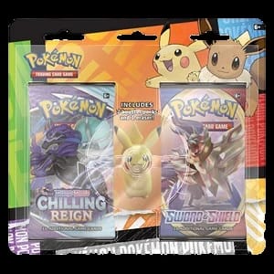 Back to School Pikachu Eraser 2-Pack Blister