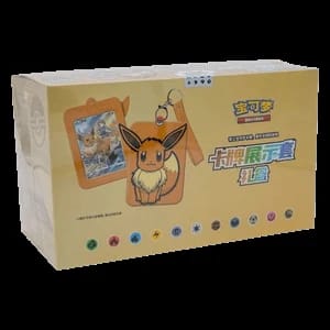 Pokémon Card Display Set Gift Box Case Eevee