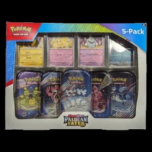 Paldean Fates: Costco 5-Pack Mini Tin Bundle