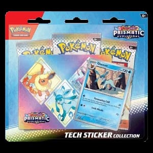 Prismatic Evolutions: Glaceon Tech Sticker Collection