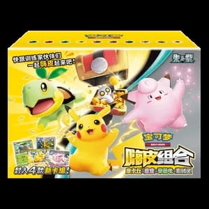 CSVH1C: Happy Combo Pikachu & Clefairy & Turtwig & Gimmighoul Box Set