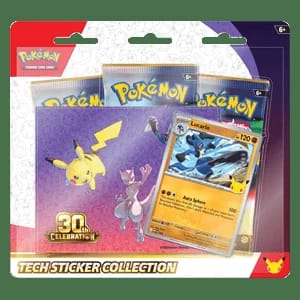 30th Celebration: Lucario Tech Sticker Collection