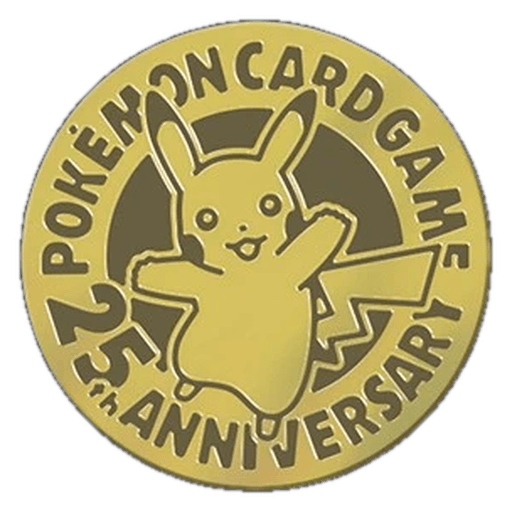 25th Anniversary Golden Box Pikachu Coin