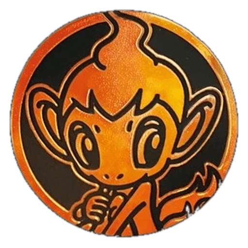 Pokémon Coin Collection Vol.2: Orange Mirror Foil Chimchar Coin