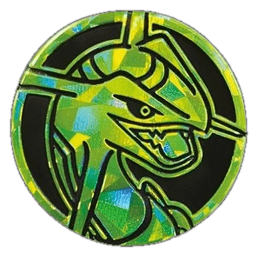Pokémon Coin Collection Vol.2: Green Cracked Ice Rayquaza Coin