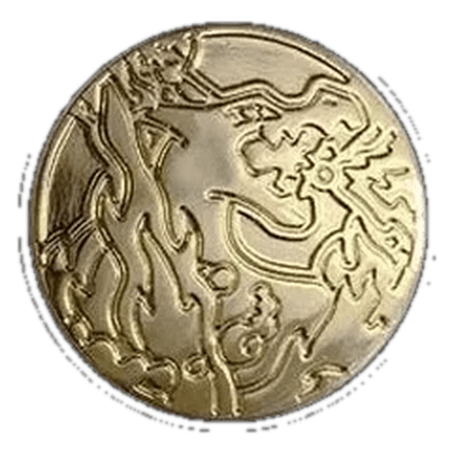 Gold Gigantamax Charizard Coin (Ultra-Premium Collection - Charizard)