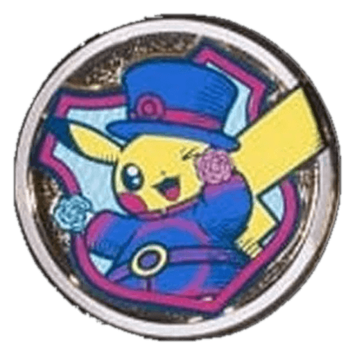 Metal Pikachu Coin (Worlds 2022 Pink Dice Set)