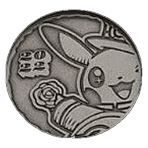 Metal Pikachu Coin (Worlds 2022 Silver Dice Set)