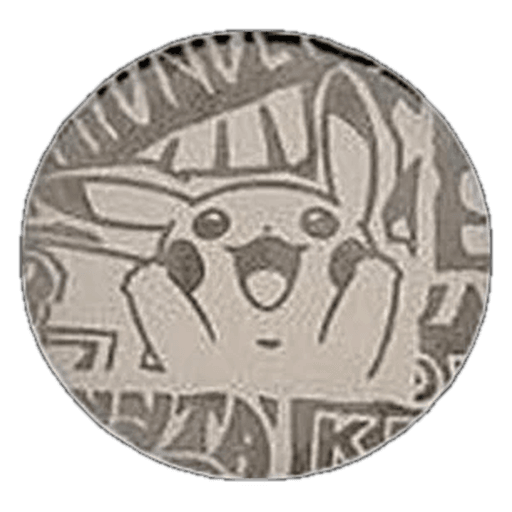 Metal Pikachu Coin (Worlds 2022 Red Dice Set)