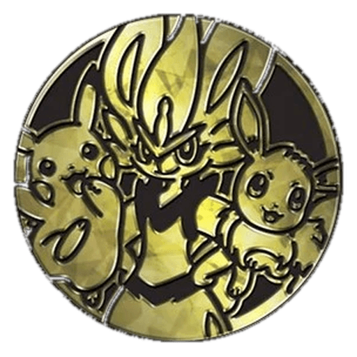 Pikachu, Cinderace & Eevee Coin (Battle Academy 2022)
