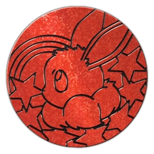 Prismatic Evolutions Mini Tins: Red Eevee Coin