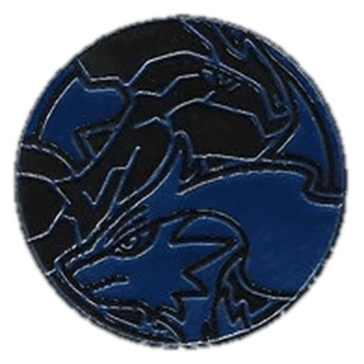 Dark Explorers: Reshiram and Zekrom Coin (Blisters) (Blue)