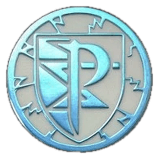 Team Plasma emblem Coin (Team Plasma Box) (Blue)