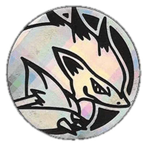 Zoroark Coin (Battle Arena Decks: Mewtwo vs Darkrai) (Silver)