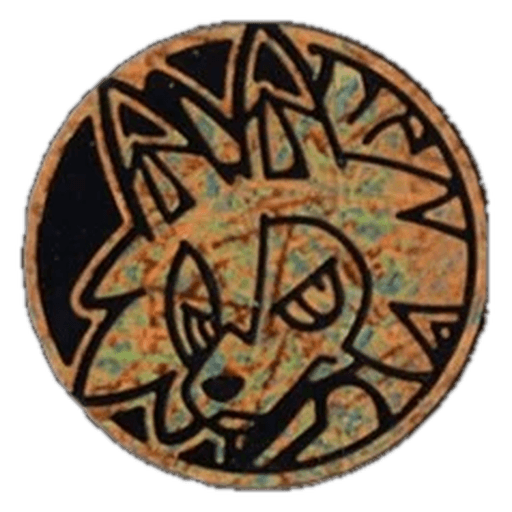 Burning Shadows: Lycanroc Coin (Rock Steady Theme Deck)