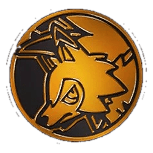 Forbidden Light: Lycanroc Coin (Twilight Rogue Theme Deck)
