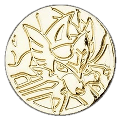 Zacian Coin (Sword & Shield Elite Trainer Box Plus—Zacian)