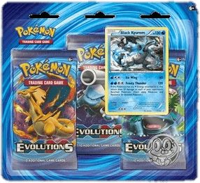 Evolutions: Black Kyurem 3-Pack Blister