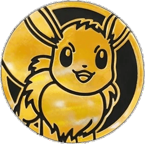 Pokémon Coin Collection Vol.2: Gold Mirror Foil Eevee Coin