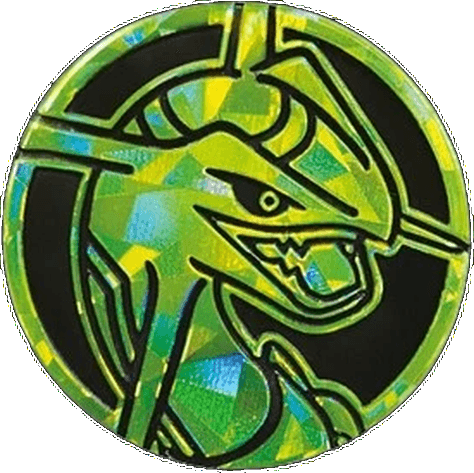 Pokémon Coin Collection Vol.2: Green Cracked Ice Rayquaza Coin