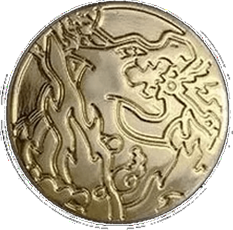 Gold Gigantamax Charizard Coin (Ultra-Premium Collection - Charizard)