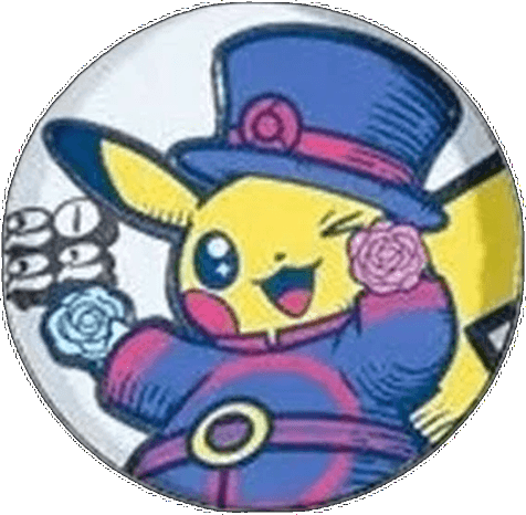 Metal Pikachu Coin (Worlds 2022 Blue Dice Set)