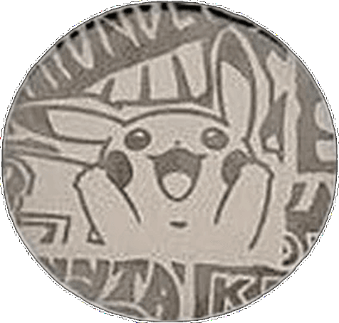 Metal Pikachu Coin (Worlds 2022 Red Dice Set)