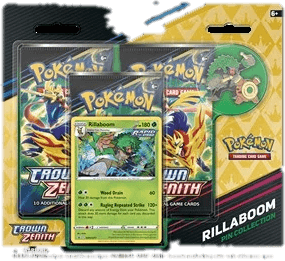 Crown Zenith: Rillaboom Pin Collection 3-Pack Blister