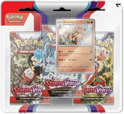 Scarlet & Violet: Arcanine 3-Pack Blister