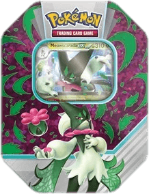 Paldea Partners Tins: Meowscarada ex Tin