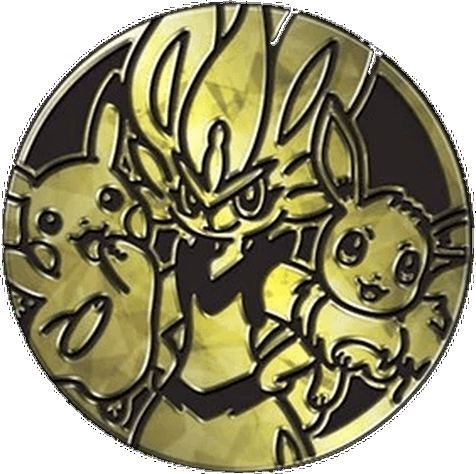 Pikachu, Cinderace & Eevee Coin (Battle Academy 2022)