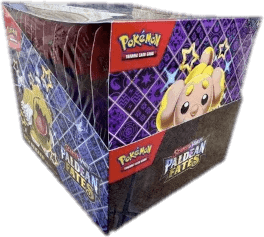 Paldean Fates: Tech Sticker Collection Display