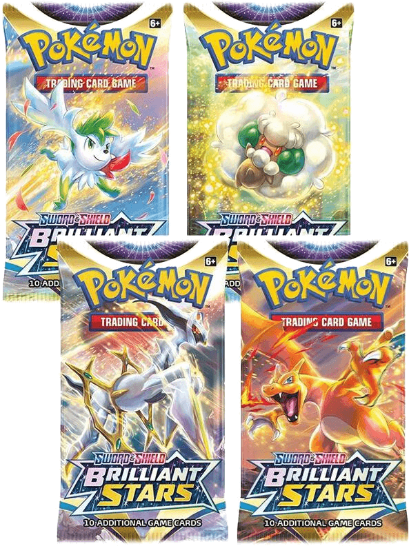 Brilliant Stars Booster Pack Art Bundle [Set of 4]