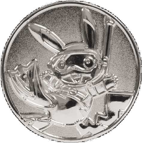 Worlds 2024 Honolulu Pikachu Metal Coin