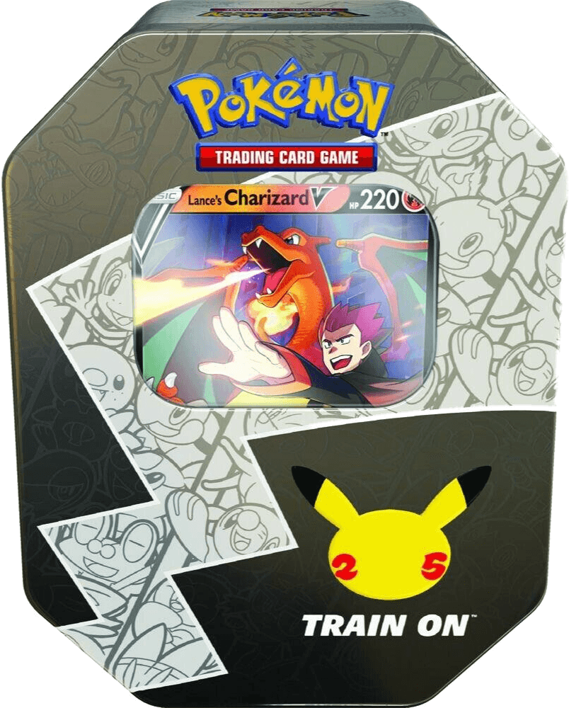 Pokemon Celebrations International Tin [Lance's Charizard V]