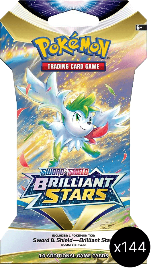 Brilliant Stars Sleeved Booster Pack Case