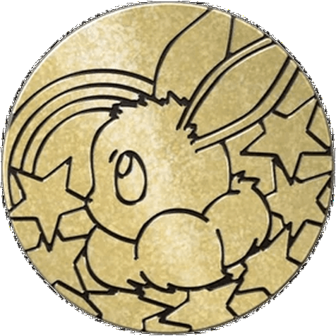 Prismatic Evolutions Mini Tins: Gold Eevee Coin