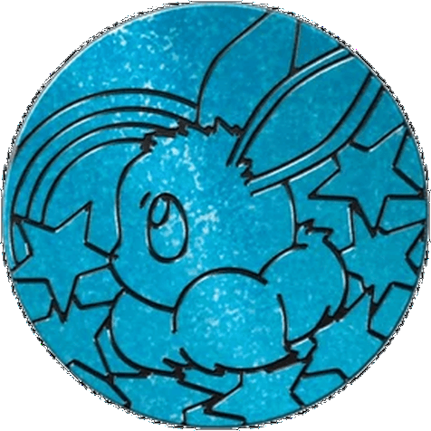 Prismatic Evolutions Mini Tins: Light Blue Eevee Coin