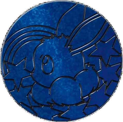Prismatic Evolutions Mini Tins: Dark Blue Eevee Coin