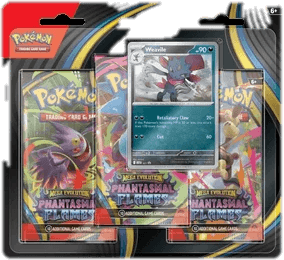 Phantasmal Flames: Weavile 3-Pack Blister