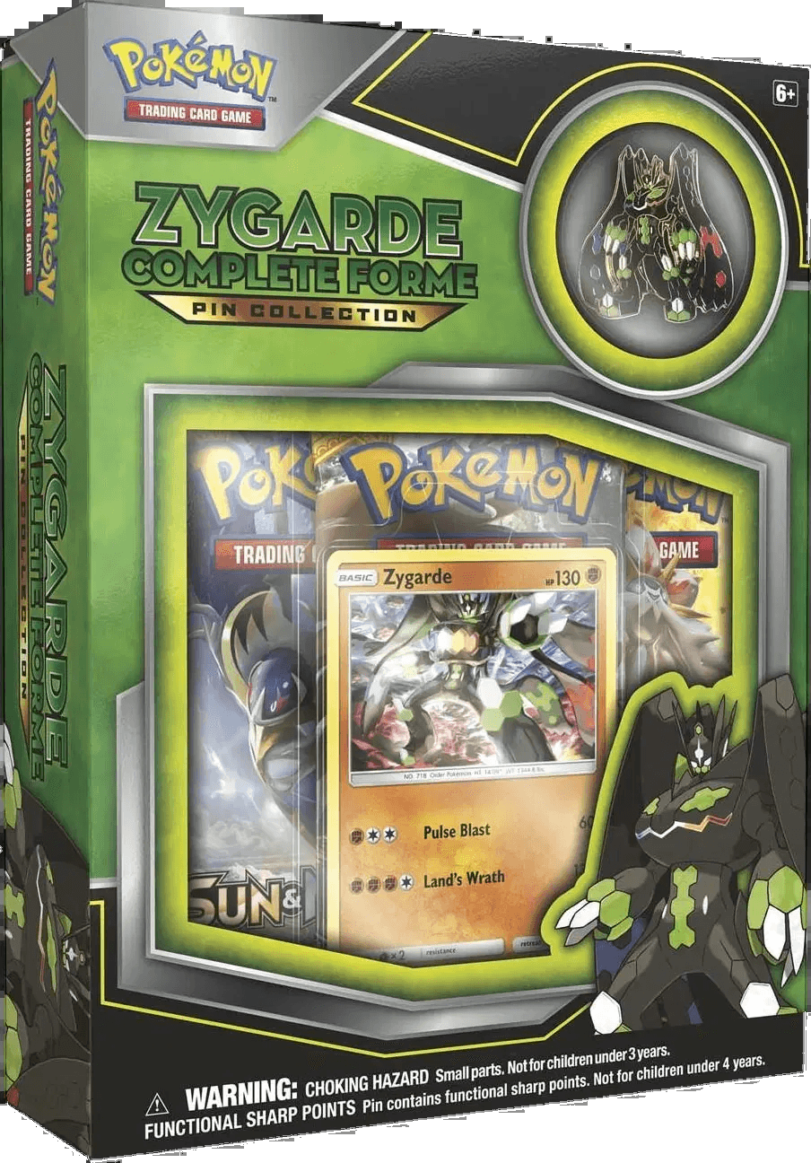 Zygarde Complete Forme Pin Collection