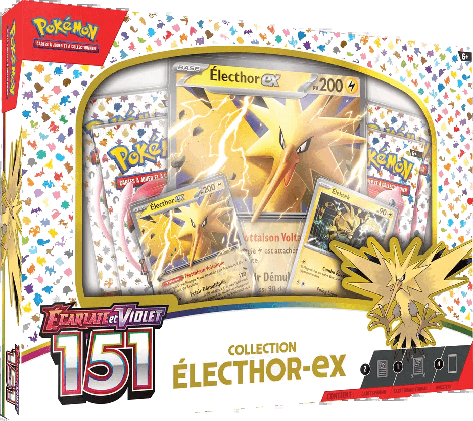Scarlet & Violet 151 Zapdos-ex Collection Box