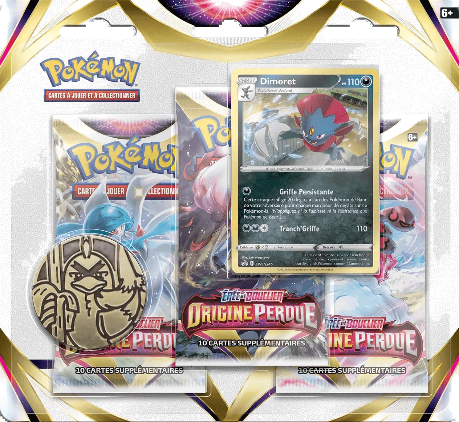 Lost Origin - Three Pack Blister - Weavile