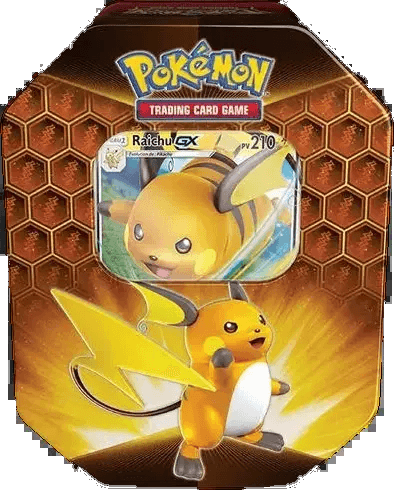 Hidden Fates Raichu-GX Tin