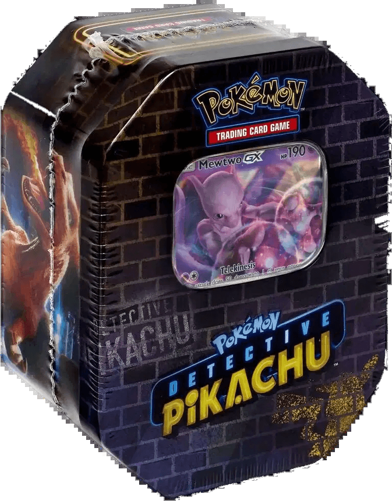 Detective Pikachu Tins: Mewtwo GX Tin
