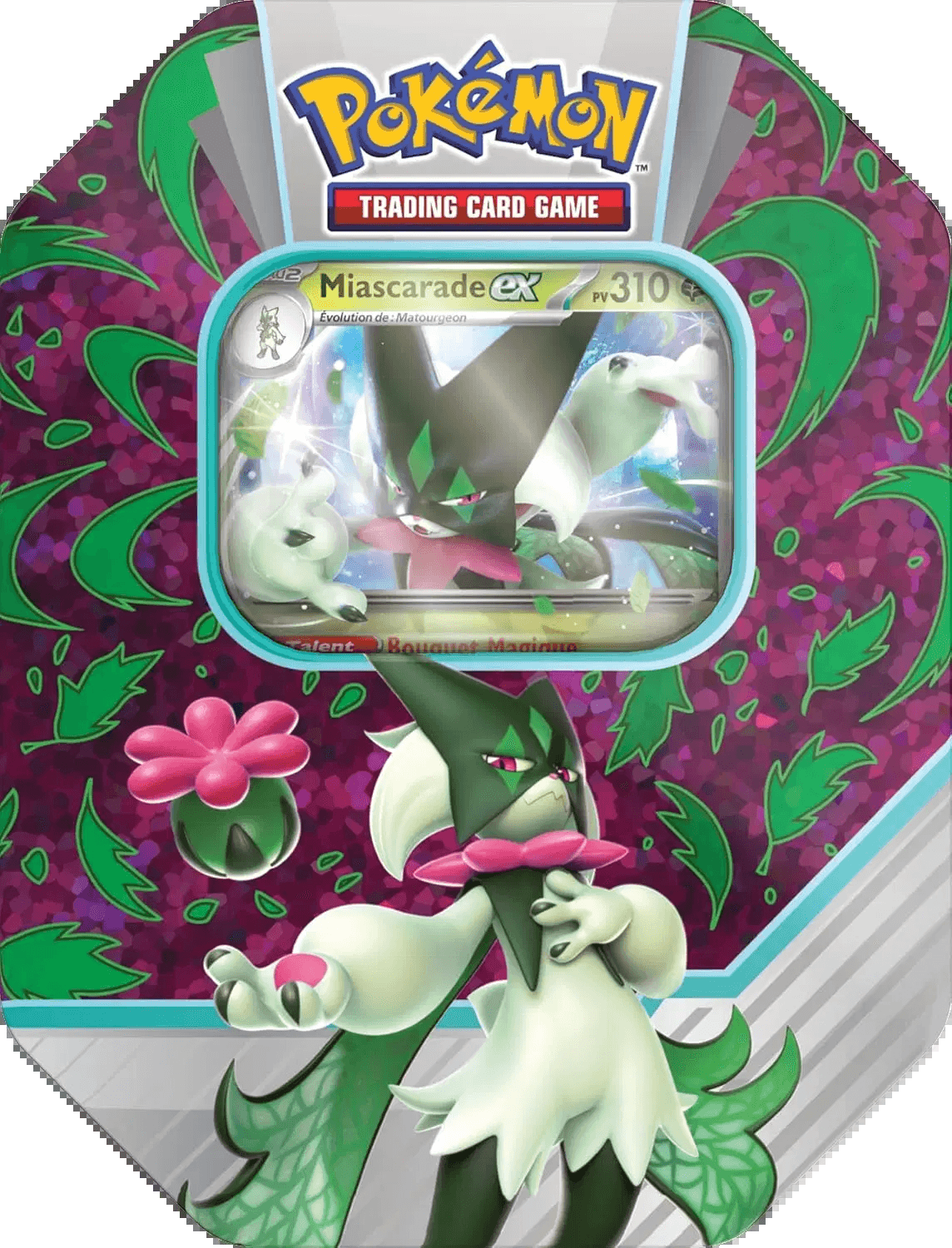 Paldea Partners Tin Meowscarada-ex