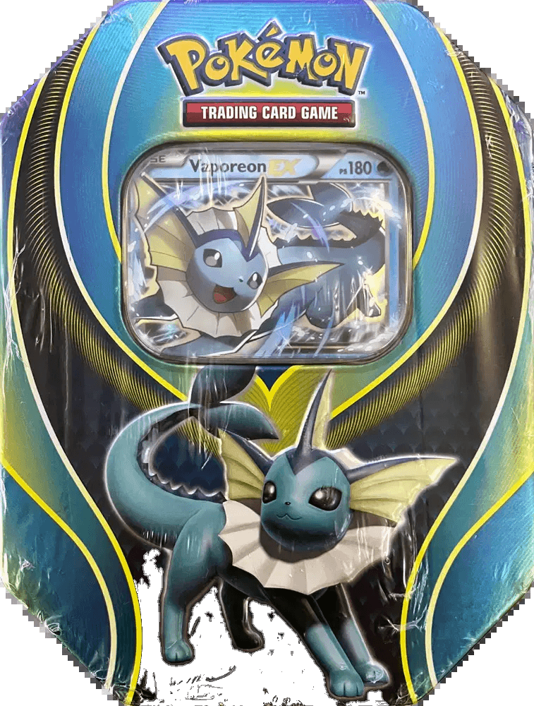 Elemental Evolution Vaporeon-EX Tin