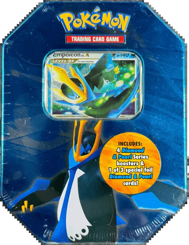 Diamond & Pearl Collector's Tin Empoleon LV. X