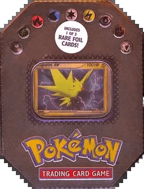 EX Collector's Window Zapdos ex Tin