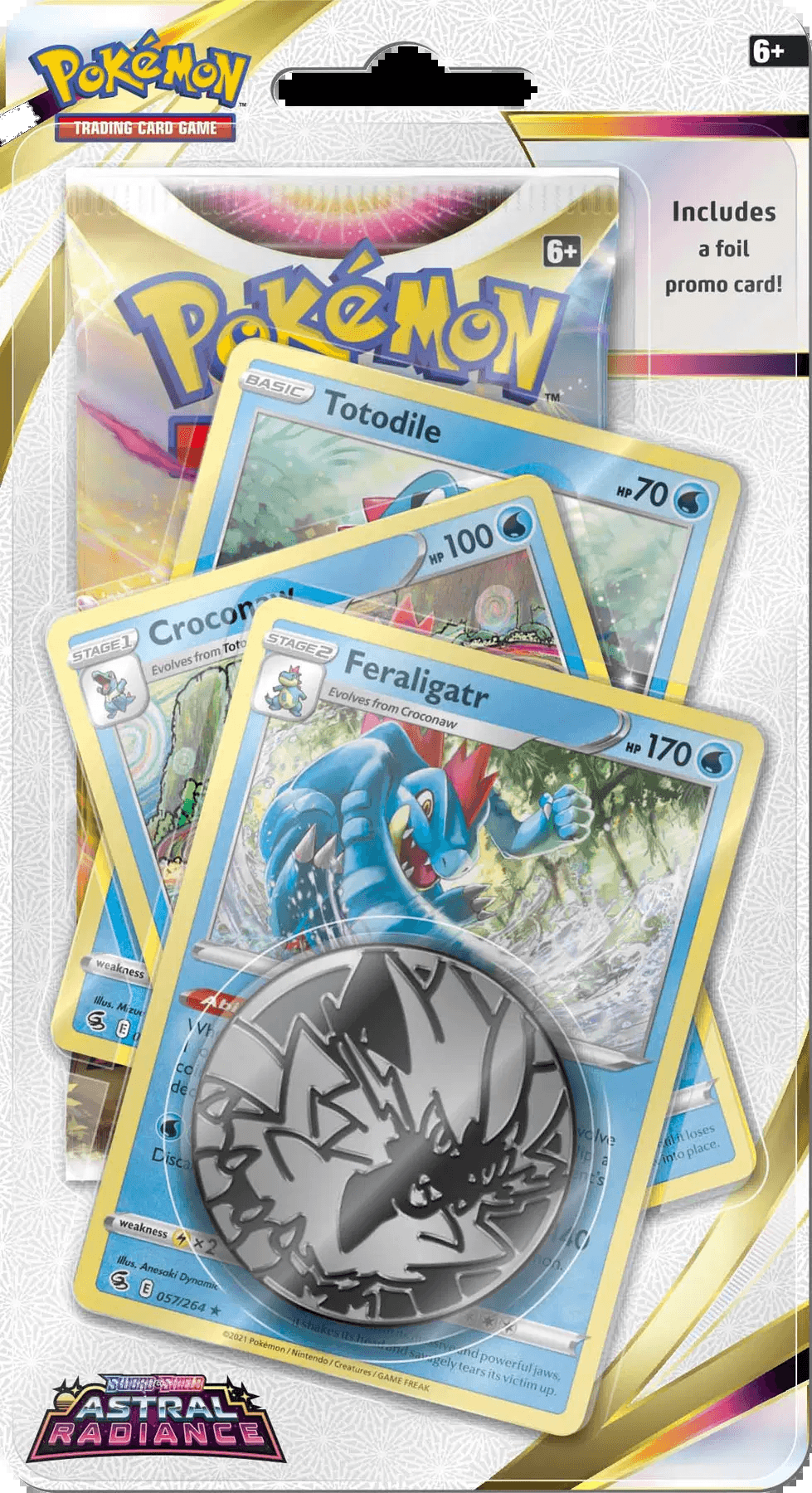 Astral Radiance - Feraligatr Premium Checklane Blister